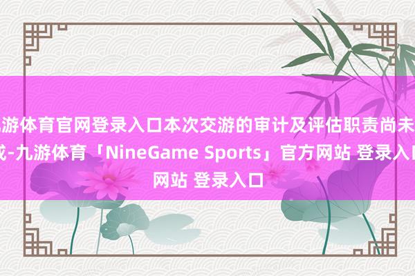 九游体育官网登录入口本次交游的审计及评估职责尚未完成-九游体